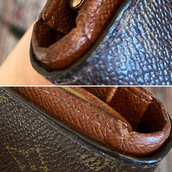 ❌SOLD❌ Louis Vuitton Vintage Y2K Monogram Kisslock Compact Wallet - Picture 10 of 16